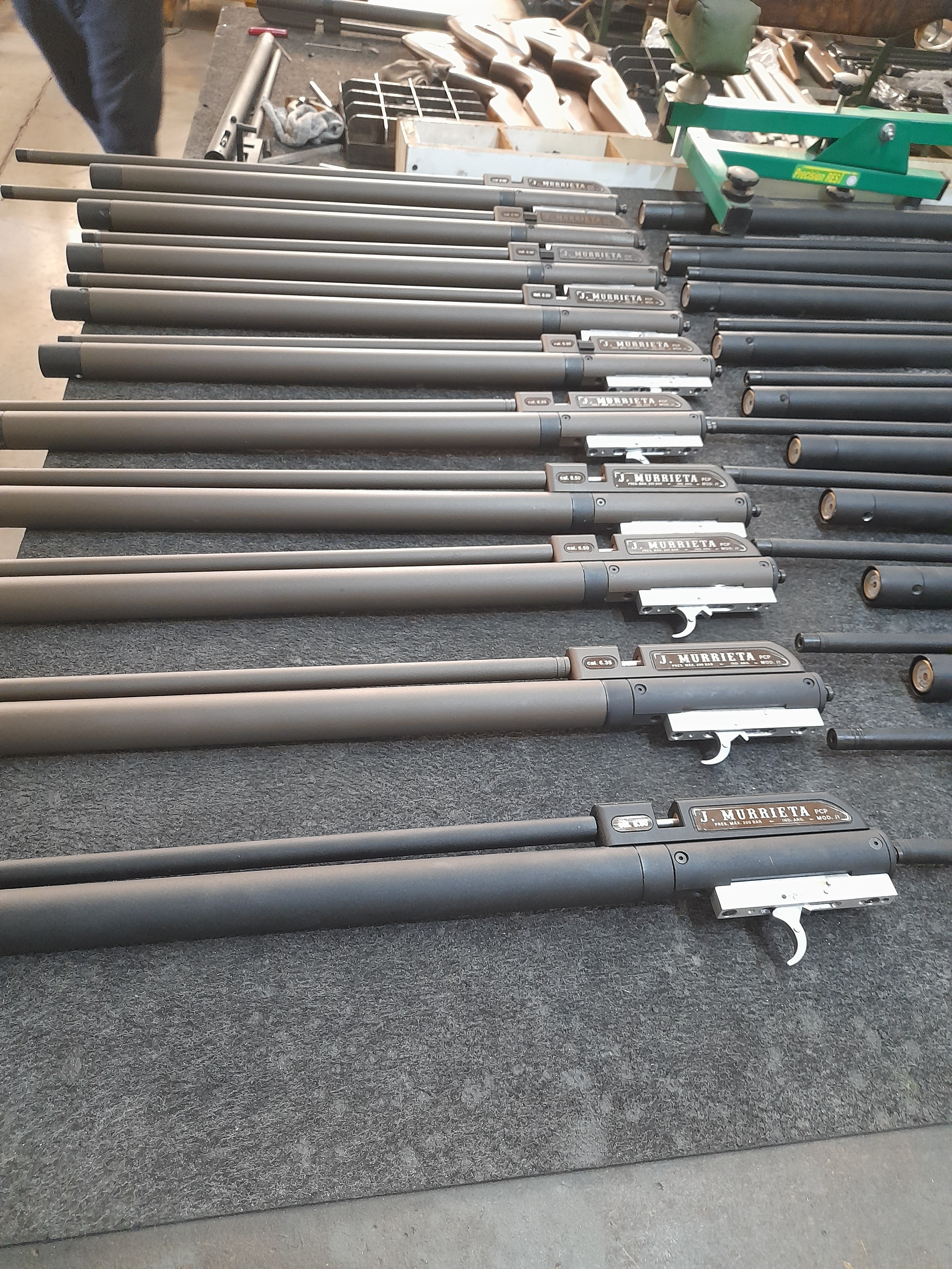El proceso de fabricación de nuestros rifles PCP